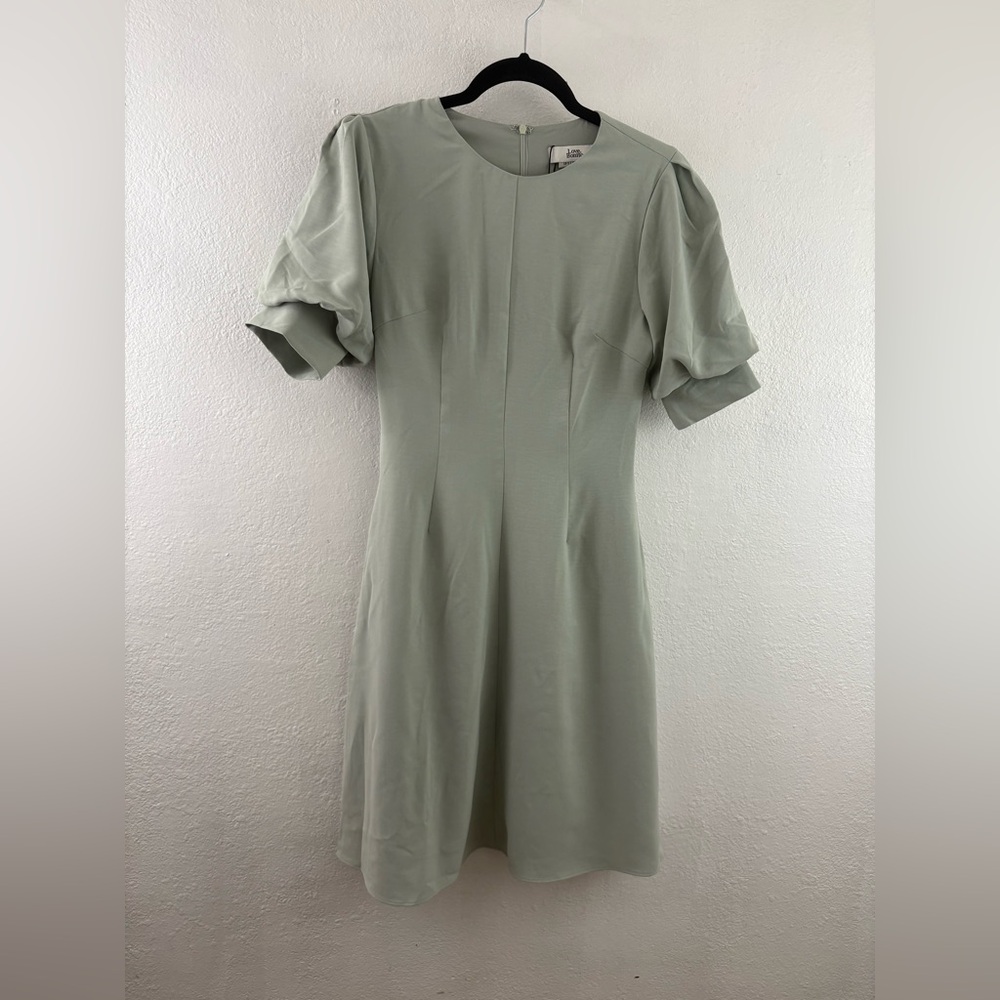 Love Bonito mint green Lela Round Neck short sleeve Mini Dress size 4